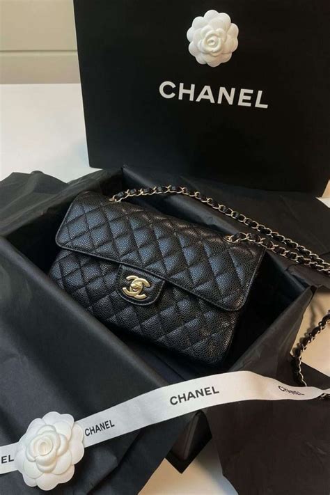 chanel lambskin or caviar flap